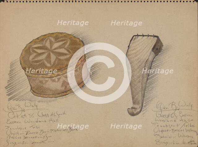 Box and Basket Implement, 1935. Creator: George B. Wally.