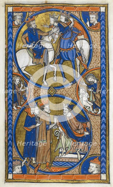 The three Magi, c1265-1270.  Creator: Unknown.