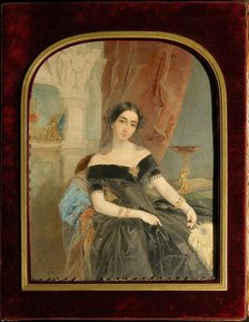 Portrait of Leonilla Ivanovna Baryatinskaya, Princess zu Sayn Wittgenstein (1816-1918), 1844.