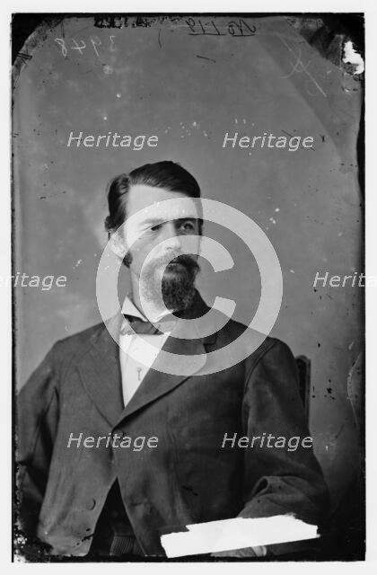 John Bullock Clark of Missouri, between 1870 and 1880. Creator: Unknown.