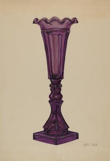 Vase, c. 1937. Creator: Janet Riza.