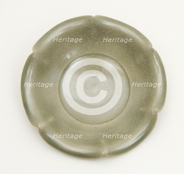 Dish with Inverted Petal-Lobed Rim, Northern Song dynasty (960-1127). Creator: Unknown.