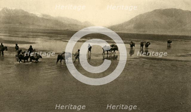 'The First View of Mount Everest', c1918-c1939. Creator: Unknown.