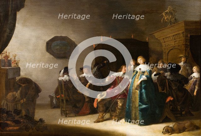 Merry Company, 1633. Artist: Palamedesz, Anthonie (1601-1673)