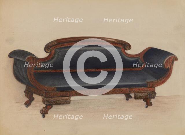Sofa, 1936. Creator: Anna Aloisi.