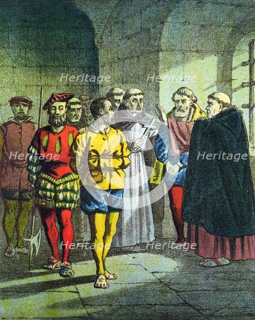 George Wishart, 16th century Scottish Protestant reformer, c1860. Artist: Unknown