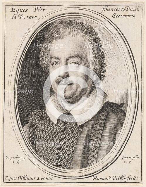 Pier Francesco Pauli, 1625. Creator: Ottavio Mario Leoni.