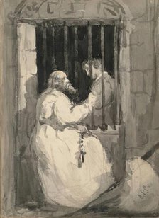 Prisoner at the Window, 1853-1870. Creator: George Paul Chalmers.
