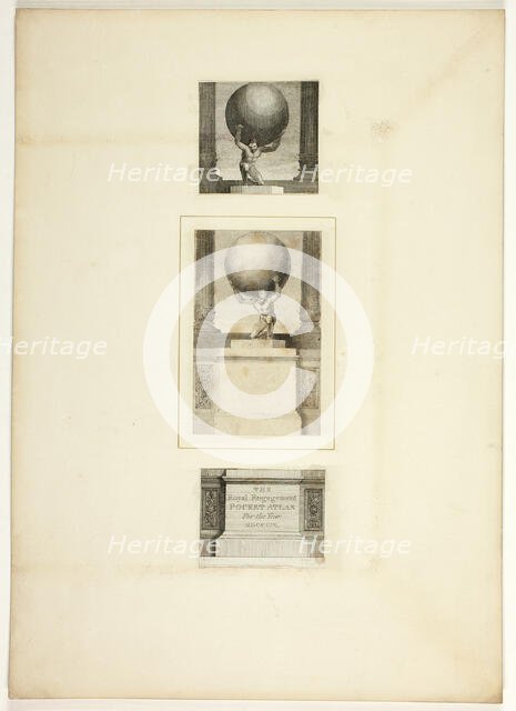 Study for frontispiece from Marmion, c. 1808. Creator: Thomas Stothard.