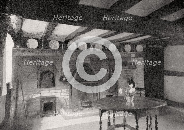 Interior of Anne Hathaway's Cottage, Stratford-upon-Avon, Warwickshire, England, 1924-1926. Artist: Unknown