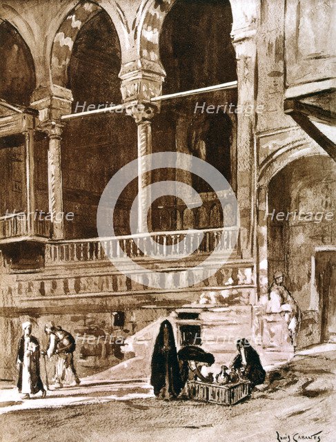 The House of the Qadi (beit el-qadi), Cairo, Egypt, 1928. Artist: Louis Cabanes