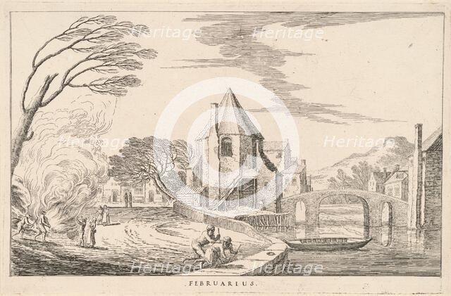 Februarius (February), late 17th century. Creator: Lodovico Mattioli.