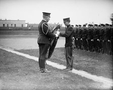 Gen. Leonard Wood & boy cadets, between c1910 and c1915. Creator: Bain News Service.