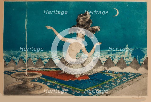 Sheherazade, ca 1927. Creator: Icart, Louis Justin Laurent (1888-1950).
