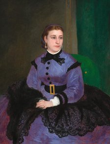 Mademoiselle Sicot, 1865. Creator: Pierre-Auguste Renoir.