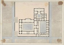 Plan of a Greek House, 1800-1900. Creator: Anon.