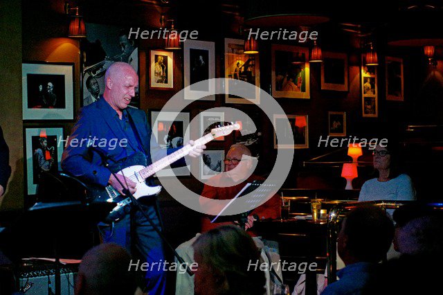 Andy Drudy, Ronnie Scott's, Soho, London, 5th July 2016. Artist: Brian O'Connor.