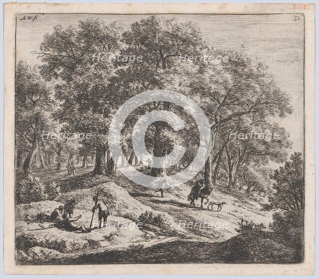 The Hunters, 17th century. Creator: Anthonie Waterloo.