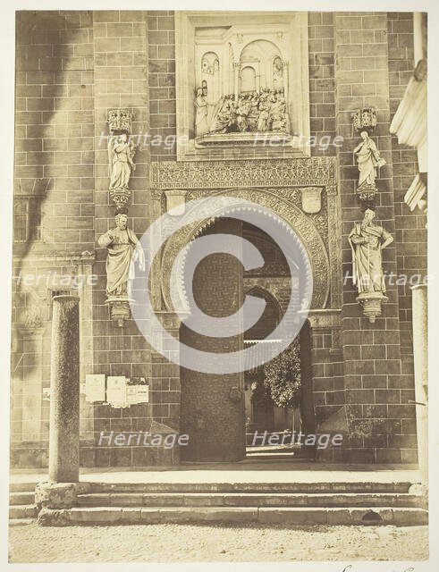 Puerta del Perdon, Cathedral Seville, 1850/63. Creator: Charles Clifford.