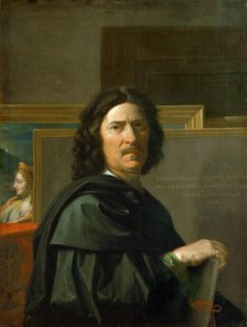 Self-portrait, 1650. Creator: Poussin, Nicolas (1594-1665).