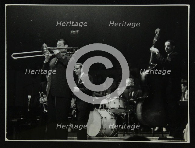 The Eddie Condon All Stars in concert, Colston Hall, Bristol, 1957. Artist: Denis Williams
