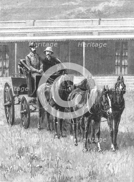 'Sketches of Life on an Estancia in the Argentine Republic; Starting for a Drive over the...', 1891. Creator: Unknown.
