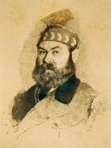 Self-portrait, 1880-1884. Creator: De Nittis, Giuseppe (1846-1884).