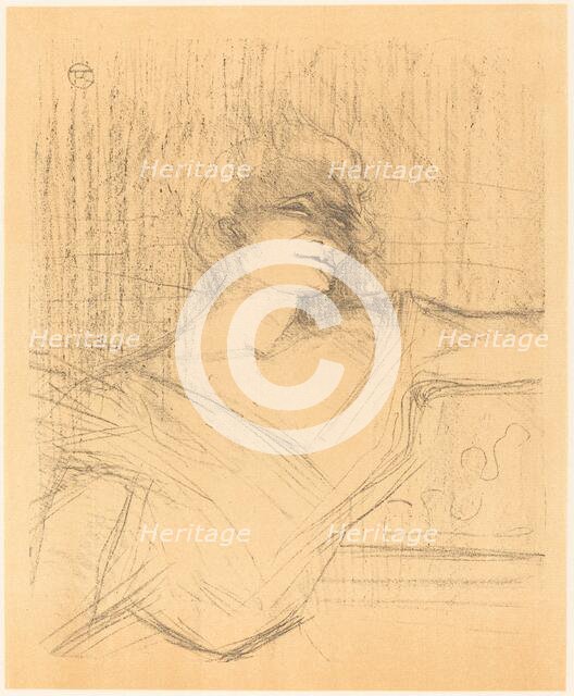 In "La glu" (Dans "La glu"), 1898. Creator: Henri de Toulouse-Lautrec.