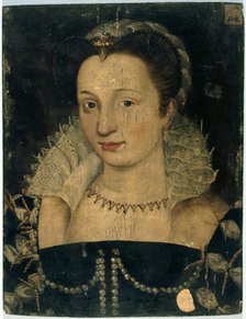 Portrait of a woman, known as Gabrielle d'Estrées (1573-1599), c1590. Creator: Unknown.