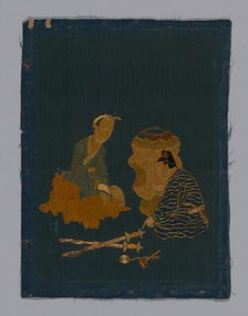 Panel piece, China, Qing dynasty (1644-1911), 1800/50. Creator: Unknown.