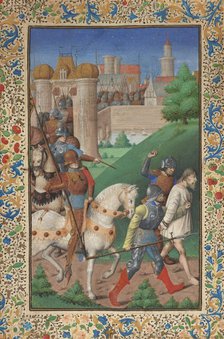 Leaf from a Manuscript, about 1460-1470. Creator: Francois Fouquet.