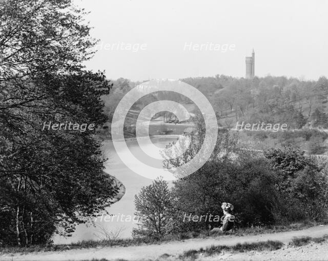 The Lake, Eden Park, Cincinnati, Ohio, c.between 1900 and 1910. Creator: Unknown.