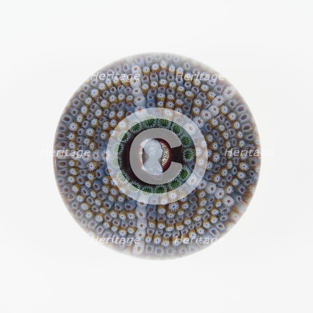 Paperweight, Saint-Louis, 19th century. Creator: Saint-Louis Glassworks.