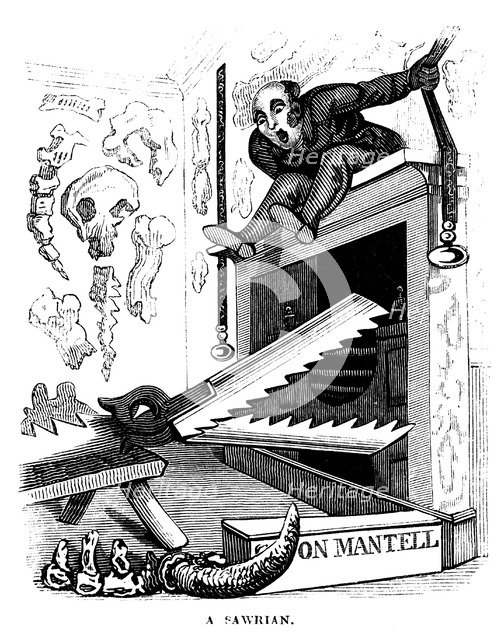 'A Sawrian', 1836. Artist: John Scott