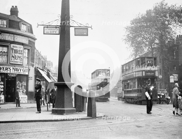 Cambridge Heath Road, Hackney, London, 1930. Artist: Unknown
