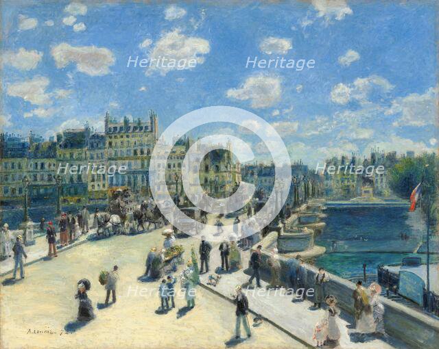 Pont Neuf, Paris, 1872. Creator: Pierre-Auguste Renoir.