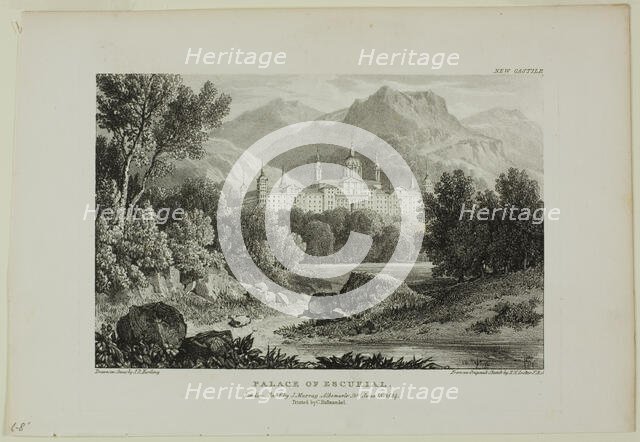 Palace of Escurial, 1824. Creator: James Duffield Harding.