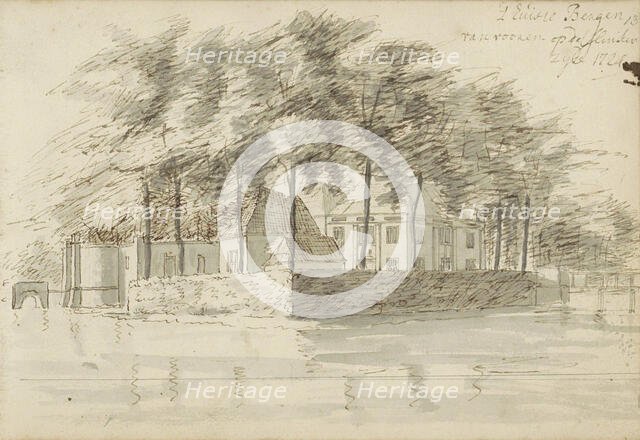 House in Rampenbosch Castle in Bergen, 1724. Creator: Abraham Meyling.