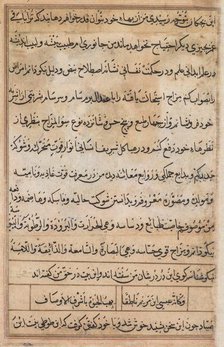 Page from Tales of a Parrot (Tuti-nama): text page, c. 1560. Creator: Basavana (Indian, active c. 1560-1600), attributed to.