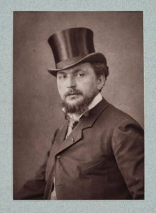 Portrait of Ernest Ange Duez (1843-1896), 1882. Creator: Godet, Anatole Louis (1839-1887).