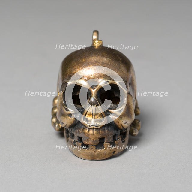 Spice Box Shaped as a Skull, Germany, 17th century. Creator: Unknown.