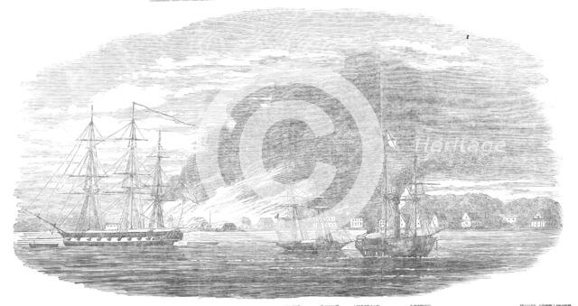 The Burning of Greytown, 1854. Creator: Unknown.