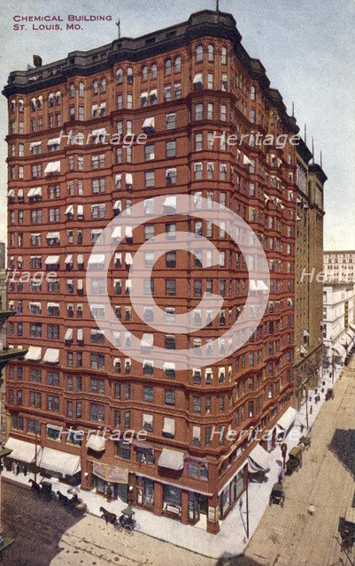 Chemical Building, St Louis, Missouri, USA, 1910. Artist: Unknown