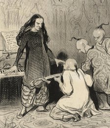 Une Récompense Artistique, 1844. Creator: Honore Daumier.