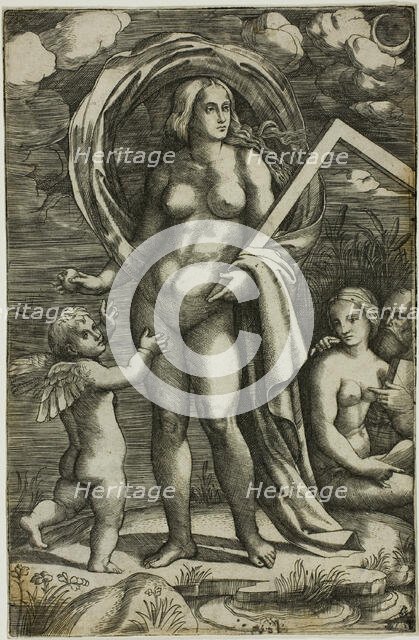 Venus and Cupid, n.d. Creator: Jacopo Francia.