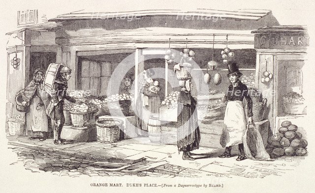 Duke's Place, London, 1861. Artist: Anon
