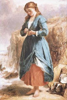 A Seaside Toilet, 1868. Creator: Thomas Faed.