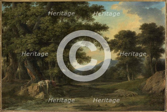 Byblis changed into a fountain, 1793. Creator: Valenciennes, Pierre-Henri de (1750-1819).