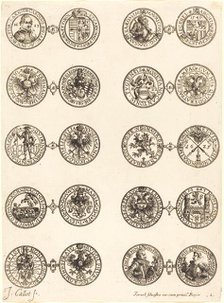 Coins [plate 2]. Creator: Jacques Callot.