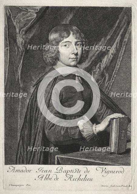 Jean Baptiste de Vignerod. Creator: Jean Morin (French, 1600-1650).